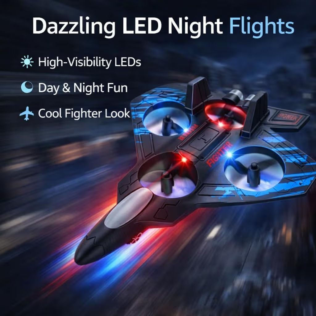 SafeSky Fighter Jet Drone – Powerful, Stable & Easy to Control